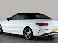 Used Mercedes C220 AMG line 170 HP (125 kW) 2017 White Cabriolet