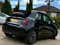 Used Fiat 500e Icon 86 kW (118 HP) 2021 Black Cabriolet