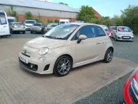 Used Abarth 500 2015 Beige Hatchback