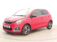 Begagnad Peugeot 108 Allure 2019 Röd Halvkombi
