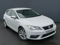 Used Seat Leon SE 130 HP (95 kW) 2019 White Hatchback
