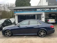 Used Mercedes E220 AMG line 2014 Blue Sedan
