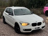 Used BMW 116 Sport Line 2012 White Hatchback
