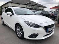 Begagnad Mazda 3 165 HK (121 kW) 2015 Vit Halvkombi