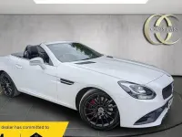 Used Mercedes SLC200 AMG line 184 HP (135 kW) 2017 White Cabriolet
