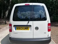Used VW Caddy 102 HP (75 kW) 2013 White MPV