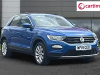 Used VW T-Roc SE 150 HP (110 kW) 2019 Blue SUV