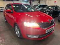 Used Skoda Rapid Elegance 105 HP (77 kW) 2014 Red Hatchback