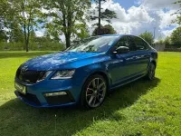 Used Skoda Octavia vRS 184 HP (135 kW) 2019 Blue Hatchback