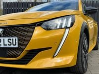 Used Peugeot e-208 GT 98 kW (134 HP) 2022 Yellow Hatchback