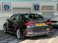 Used Audi A3 S-Line 150 HP (110 kW) 2019 Black Sedan