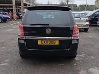 Used Vauxhall Zafira SRi 140 HP (102 kW) 2011 Black MPV