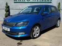Used Skoda Fabia SE L 95 HP (69 kW) 2018 Blue Hatchback