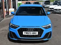 Used Audi A1 Sportback S-Line 95 HP (69 kW) 2020 Turbo blue Hatchback