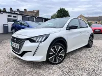 Used Peugeot e-208 GT 100 kW (136 HP) 2022 White Hatchback