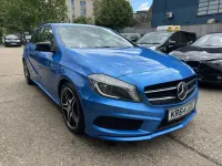 Used Mercedes A200 AMG 136 HP (100 kW) 2014 Blue Hatchback