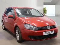 Used VW Golf VI Match 140 HP (102 kW) 2011 Red Hatchback
