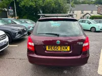 Used Skoda Fabia SE 105 HP (77 kW) 2010 Maroon Estate