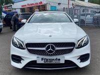 Used Mercedes E220 AMG Line Premium 194 HP (142 kW) 2018 White Cabriolet