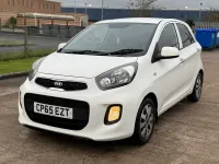Used Kia Picanto 65 HP (47 kW) 2016 White Hatchback