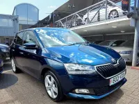 Used Skoda Fabia SE L 94 HP (69 kW) 2021 Petrol blue metallic Hatchback