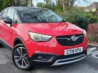 Used Vauxhall Crossland X Elite 110 HP (80 kW) 2018 Red SUV