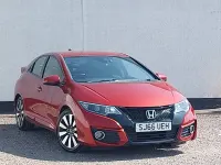 Used Honda Civic SE Plus 142 HP (104 kW) 2016 Red Hatchback