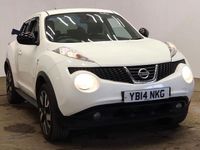 Used Nissan Juke N-TEC 110 HP (80 kW) 2014 White SUV