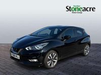Used Nissan Micra Tekna 90 HP (66 kW) 2018 Black Hatchback