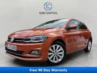 Begagnad VW Polo Match 95 HK (69 kW) 2020 Orange Halvkombi