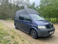 Used VW T5 130 HP (95 kW) 2005 Blue Van