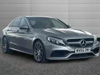 Used Mercedes C63 AMG AMG 476 HP (350 kW) 2015 Palladium silver Sedan