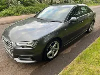Usado Audi A4 S-Line 190 HP (139 kW) 2017 Cinzento Sedan