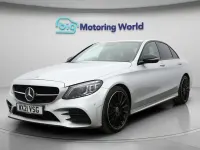 Used Mercedes C220 AMG line 194 HP (142 kW) 2021 Silver Sedan