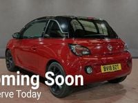 Used Vauxhall Adam S 70 HP (51 kW) 2018 Red Hatchback