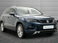 Used Seat Ateca XCELLENCE 150 HP (110 kW) 2017 Blue SUV