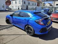 Begagnad Honda Civic SR 2018 Blå Halvkombi