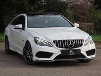 Used Mercedes E220 AMG line 177 HP (130 kW) 2015 White Coupe