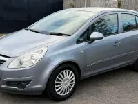 Used Vauxhall Corsa Club 90 HP (66 kW) 2007 Silver Hatchback