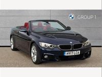 Used BMW 430 Cabriolet M Sport 252 HP (185 kW) 2017 Blue Cabriolet