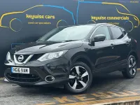 Used Nissan Qashqai N-Connecta 110 HP (80 kW) 2016 Black SUV