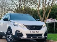 Used Peugeot 3008 GT-line 131 HP (96 kW) 2020 White SUV