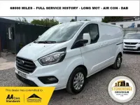 Used Ford Transit Custom Limited 130 HP (95 kW) 2022 White Van