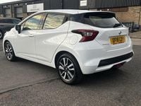 Used Nissan Micra Acenta 90 HP (66 kW) 2018 White Hatchback