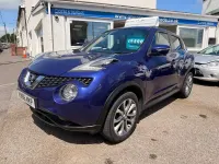 Used Nissan Juke Tekna 115 HP (84 kW) 2016 Blue SUV
