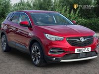 Used Vauxhall Grandland X Sport 120 HP (88 kW) 2018 Red SUV