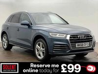 Used Audi Q5 S-Line 187 HP (137 kW) 2018 Blue SUV
