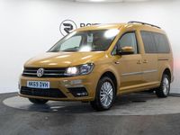 Used VW Caddy Maxi Life Life 102 HP (75 kW) 2019 Yellow MPV