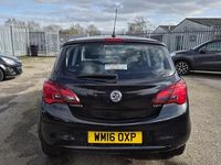 Used Vauxhall Corsa Design Edition 75 HP (55 kW) 2016 Black Hatchback
