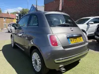 Used Fiat 500 Lounge 69 HP (50 kW) 2009 Grey Cabriolet